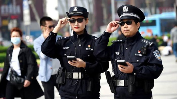 Chinese security officials