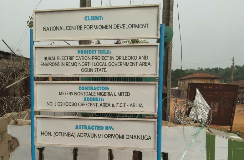 National Centre for Women Development Repaints a Transformer 'for ₦50m' in Ogun