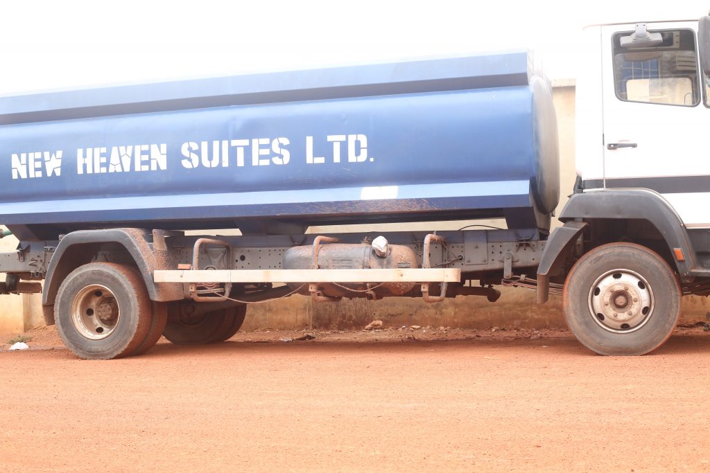 Water Tanker owned by a hotel in Enugu