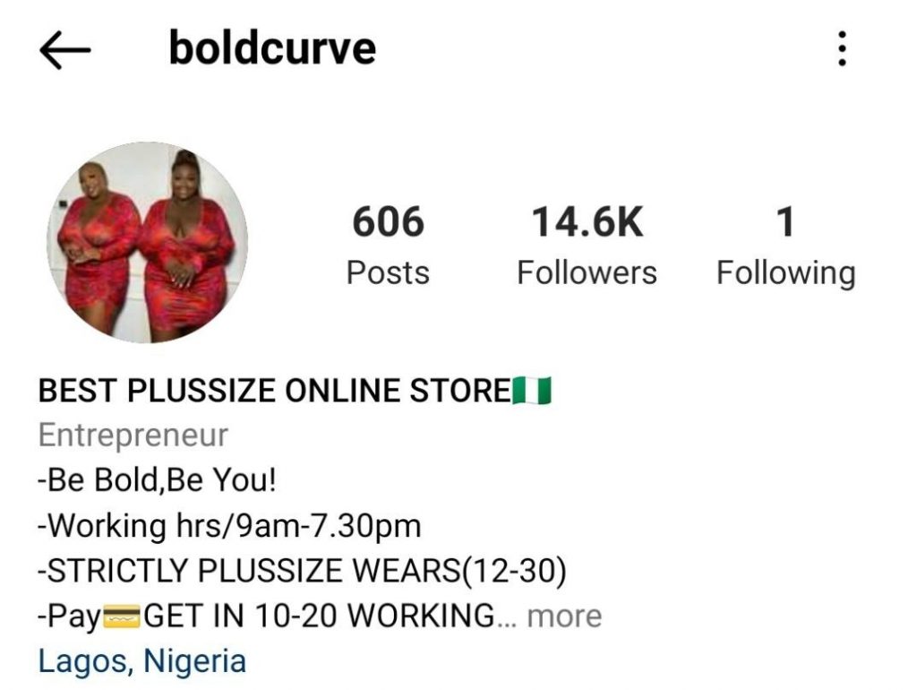 'Boldcurve' Brand Page