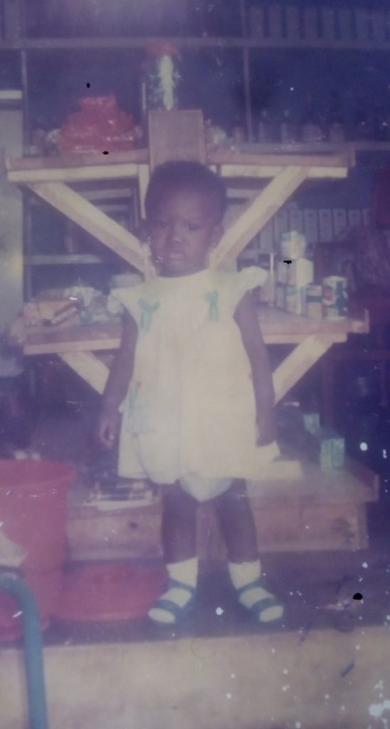 Temitola Adenike Ige as a child