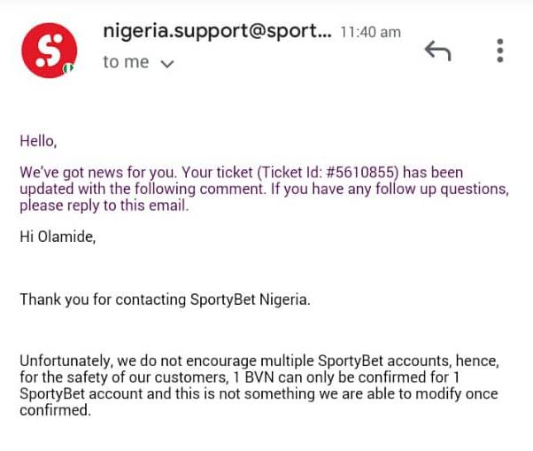 Olamide's conversation with SportyBet