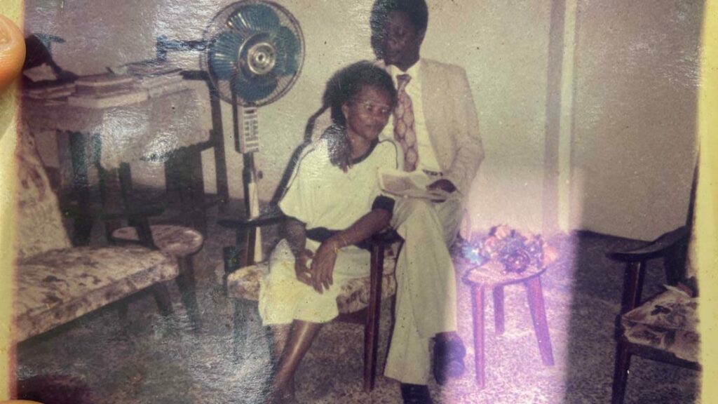 Adesina and Olabimpe in the late '70s