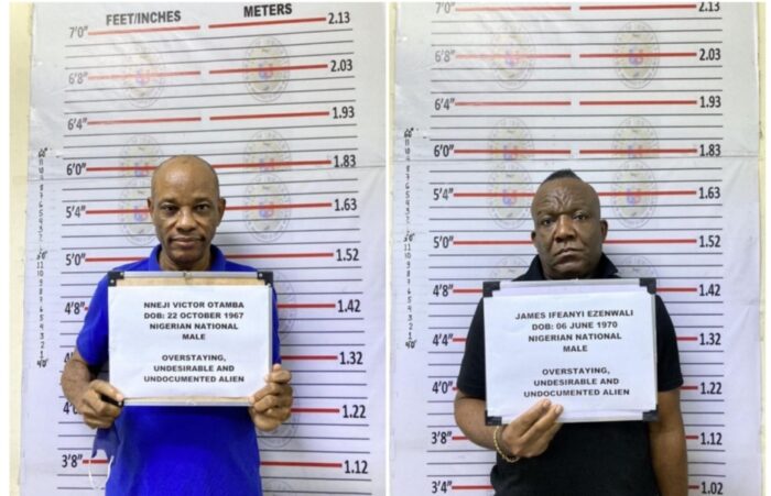 The Two Arrested Nigerians