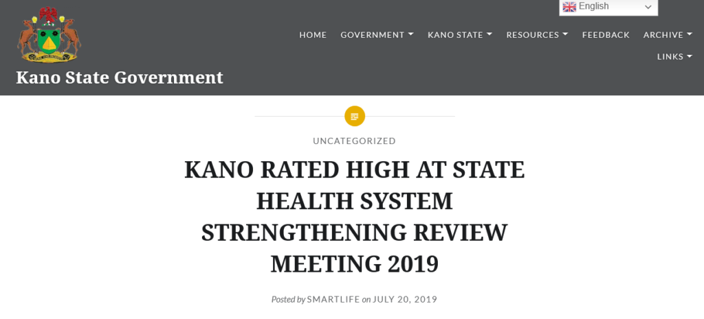Kano State Government Website