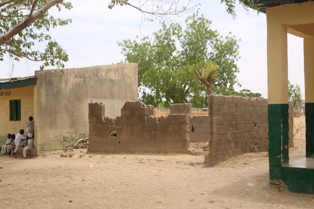 Former toilet block at Kanwa Primary School || Photo Credit: Daniel Ojukwu/FIJ