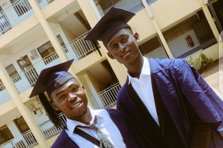 Taiye Agboola and Ikenna Anozie during their matriculation ceremony