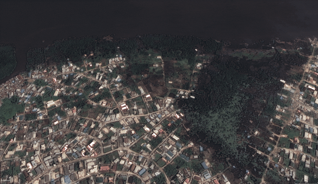 Major wetlands in Lagos/Satellite: Maxar/Google