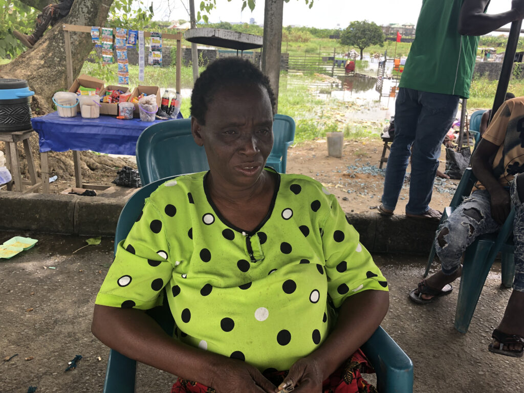 Ruth Ajoko, camp leader at the Alamieyeseigha camp