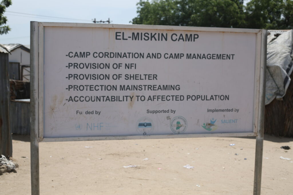 El-Miskin IDP camp, Maiduguri.