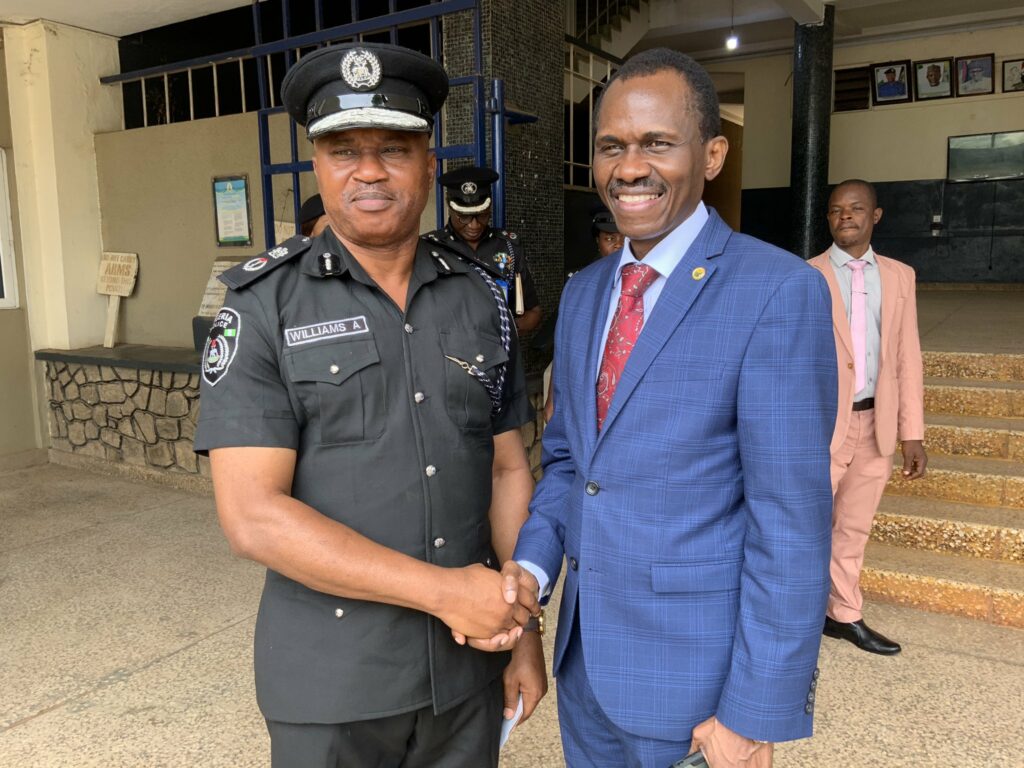 CP Williams of Oyo state police, pictured left