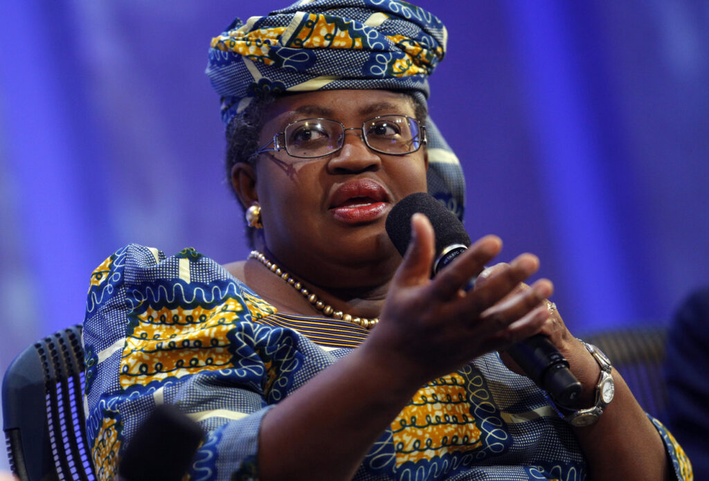Ngozi Okonjo-Iweala as managing director at the World Bank in a panel discussion at the Clinton Global Initiative, in New York, September 23, 2009. PHOTO CREDIT: REUTERS/Chip East (UNITED STATES POLITICS BUSINESS)