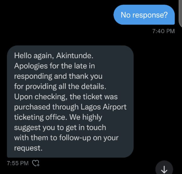 Akintunde's Interaction with Qatar Airways