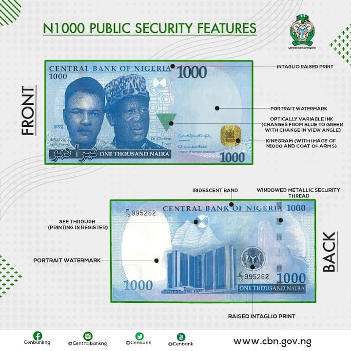1000 naira new note