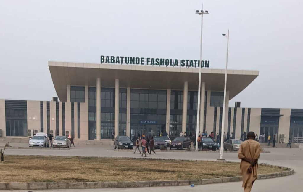 Babatunde Fashola Train Station, Agege. Photo Credit: Opeyemi Lawal/FIJ