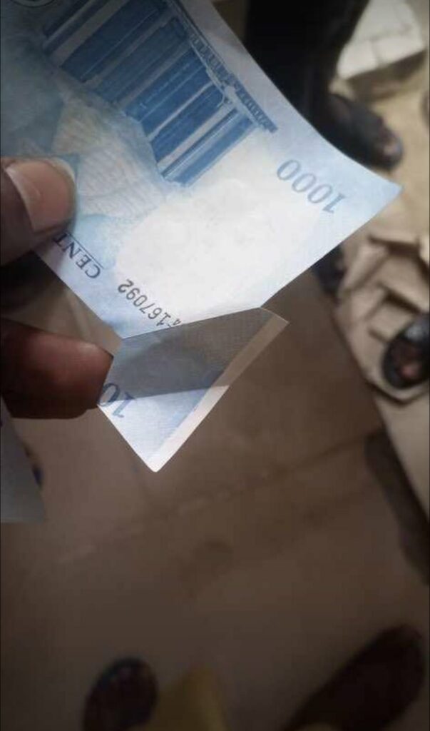 New 1000 naira note