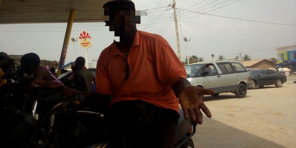 The okada rider