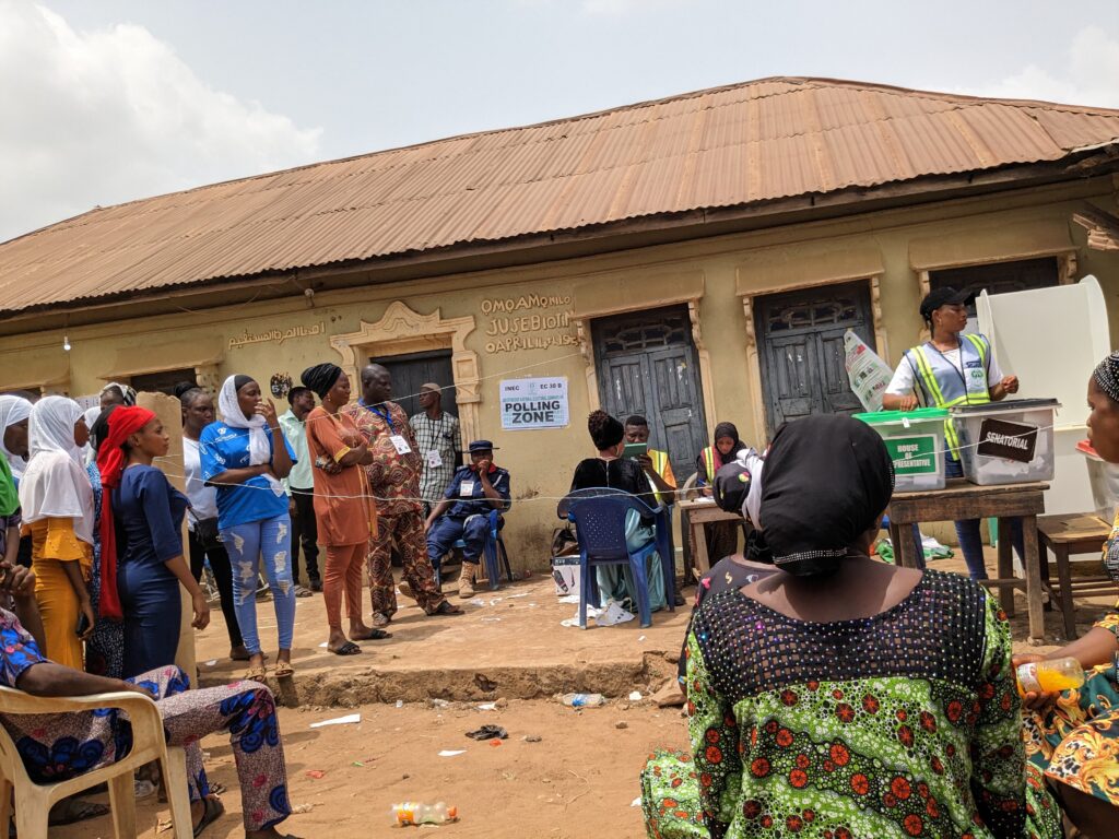 Election officials in Ayedire LGA, Osun