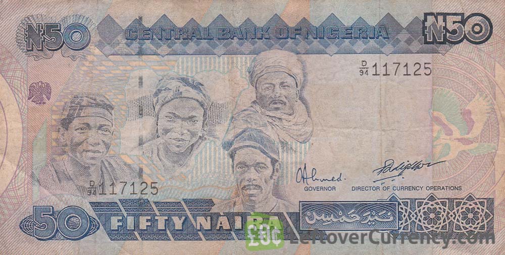 N50 'Better Life' banknote before polymer redesign