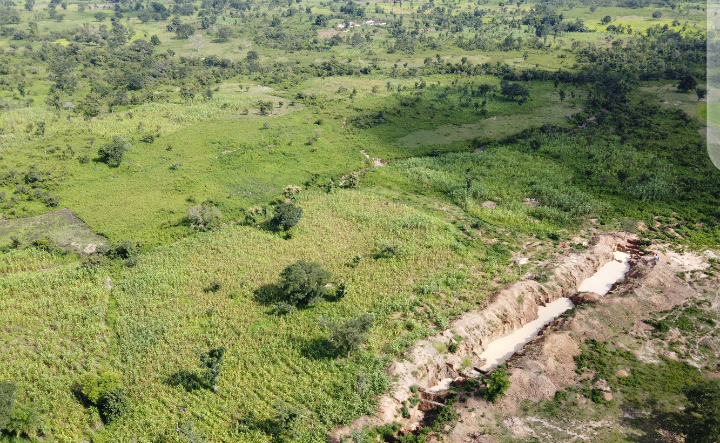 Abandoned Silver Mining Pits in Keffi, Nasarawa State. 
