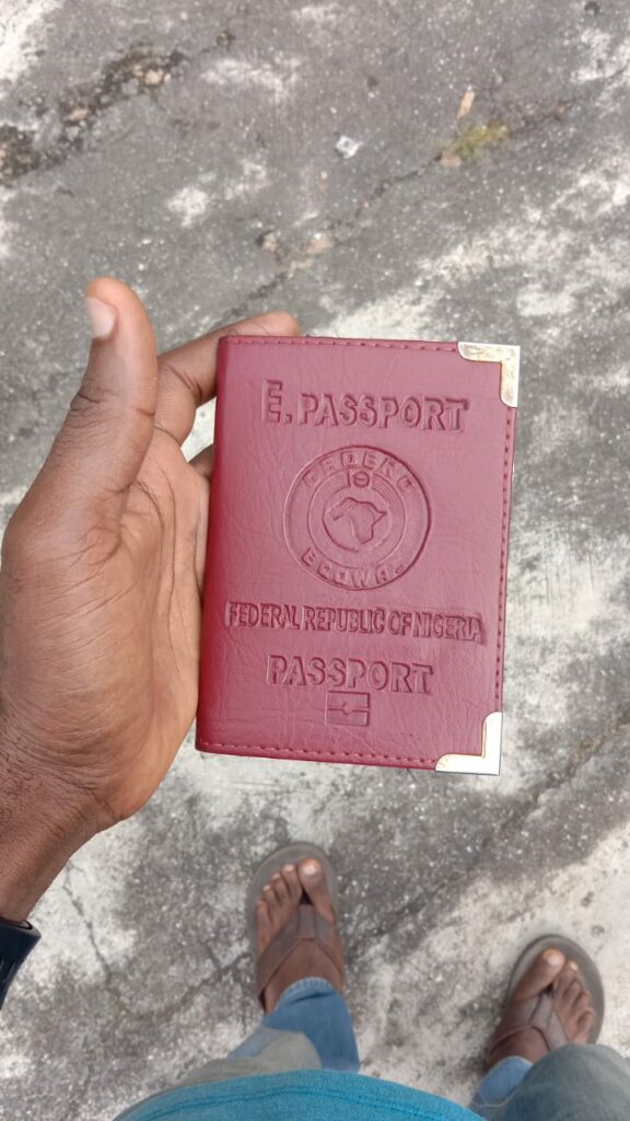 Akemefuna's passport