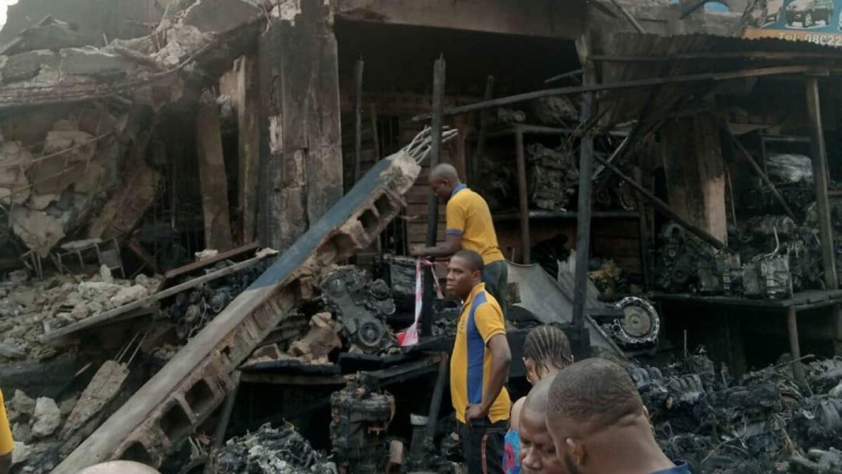 Lagos Market Fire
