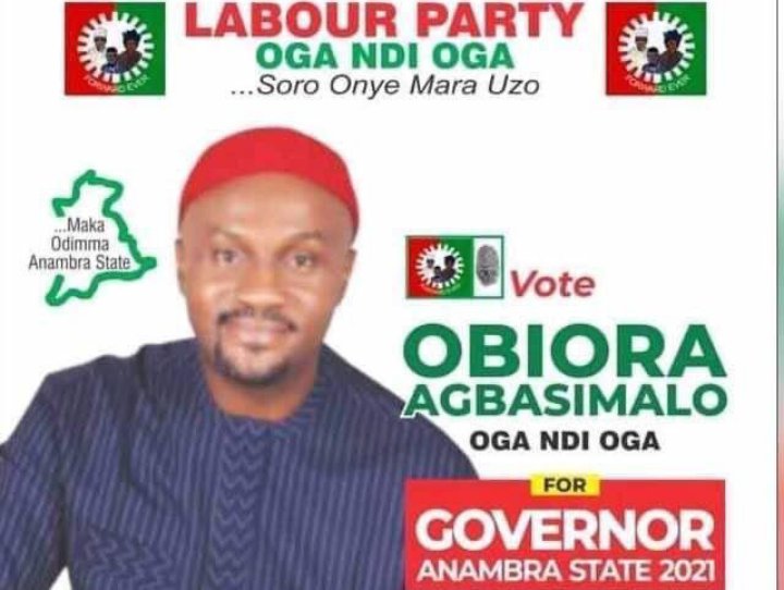 Kidnapped LP governorship candidate, Obiora Agbasimalo.