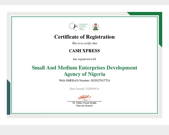 Obi's SMEDAN certificate sent to Opay