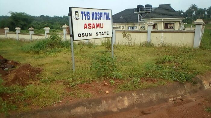 Abandoned army hospital in Osun State.