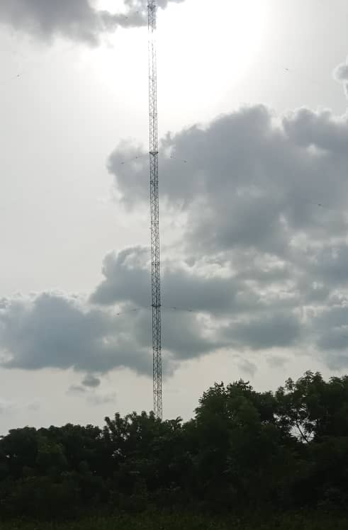 Abandoned radio mast in Osun State