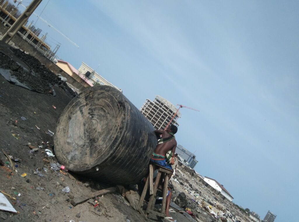 Leftovers of the shanties || Photo Credit: Abimbola Abatta// FIJ