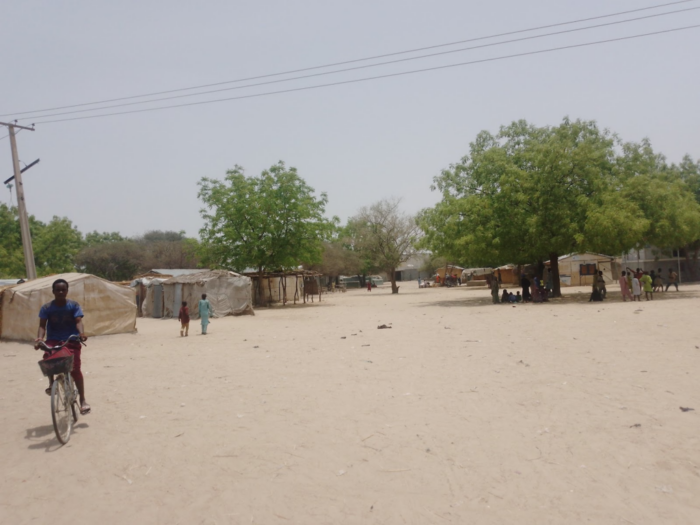 random view of El-Miskin IDP camp |