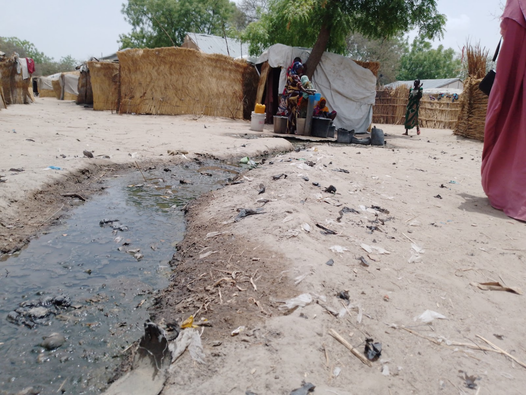 Photo showing the state of El-Miskin IDP Camp