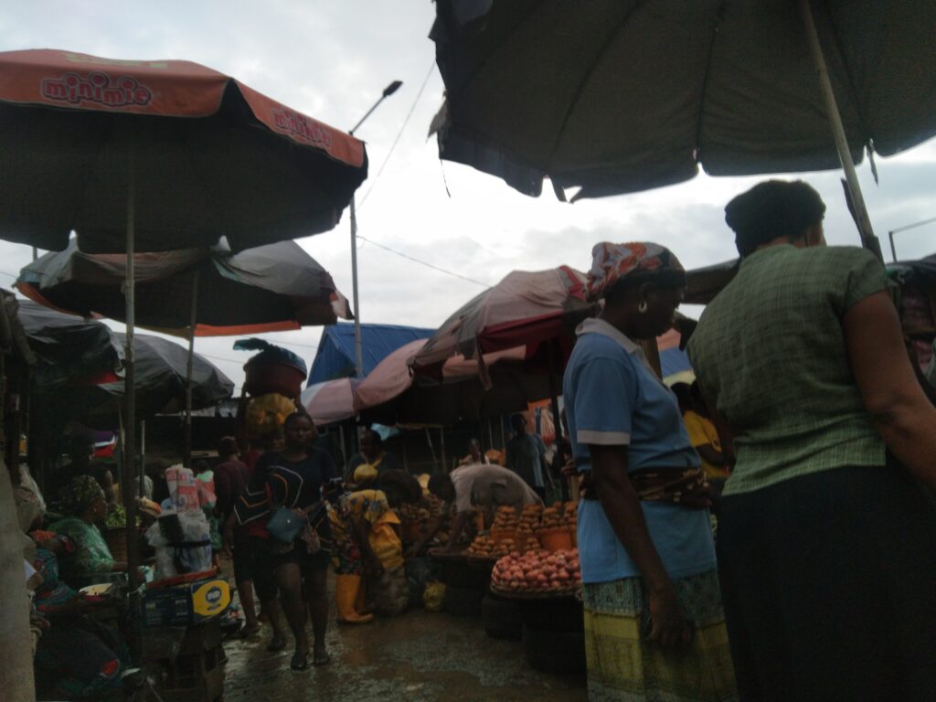 Traders at Mile 12 market  Lagos