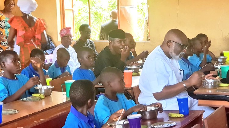 SPECIAL REPORT: Buhari's Minister of Humanitarian Affairs Stopped Feeding Schoolchildren 6 Months Before Leaving Office. Now, Pupils Are Back on the Streets