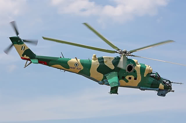 JUST IN: NAF Helicopter Crashes in Port Harcourt