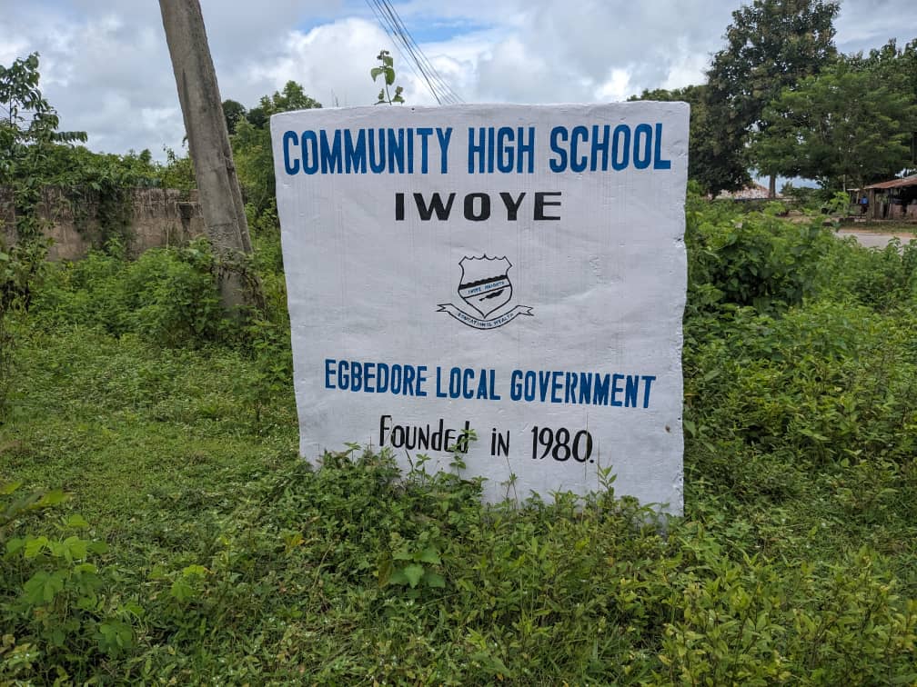 Signpost of the community school
