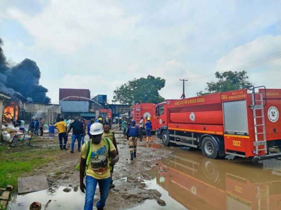 Times Lagos' Ilupeju Industrial Estate Experienced Fire Incidents