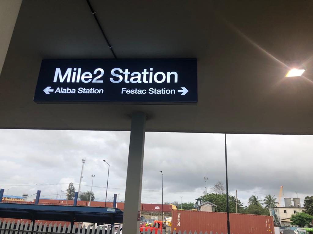 Mile 2 train station