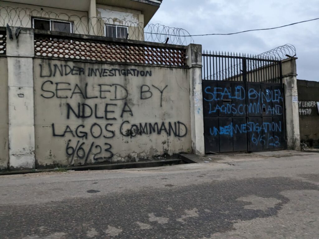 building sealed by NDLEA