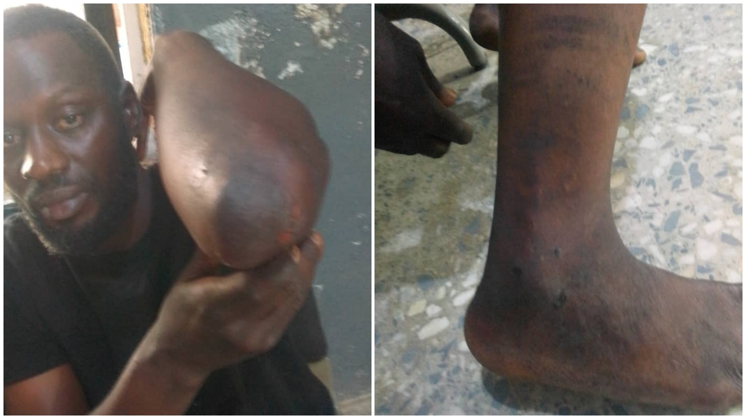 Uber Driver Gets Beating of His Life From Female EFCC Official Who Bashed His Car