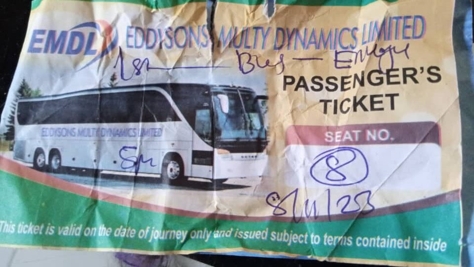 Passenger's ticket