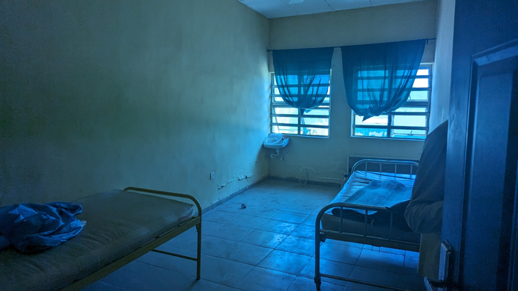 Empty health centre wards