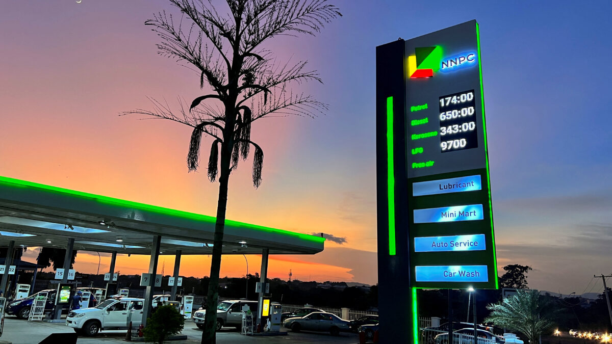 A general view of the newly rebranded NNPC Mega Gas Station in Abuja. PHOTO CREDIT: REUTERS/Afolabi Sotunde