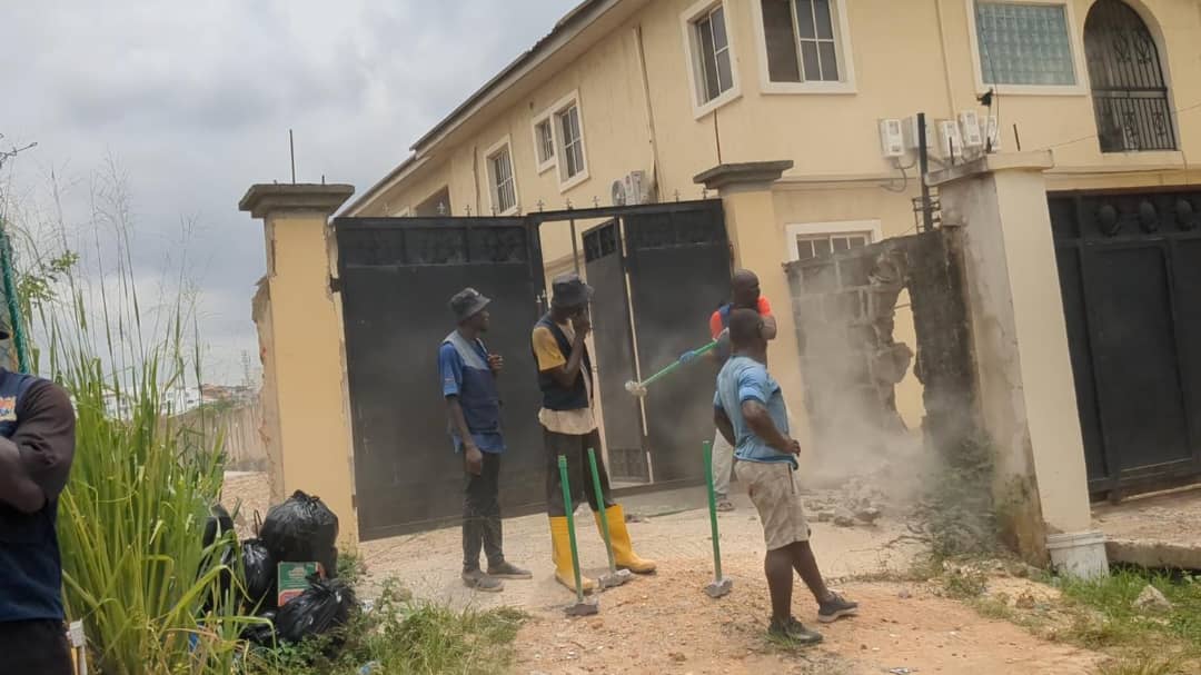 Lagos Gov't Commences Demolition of Estate Buildings in Maryland