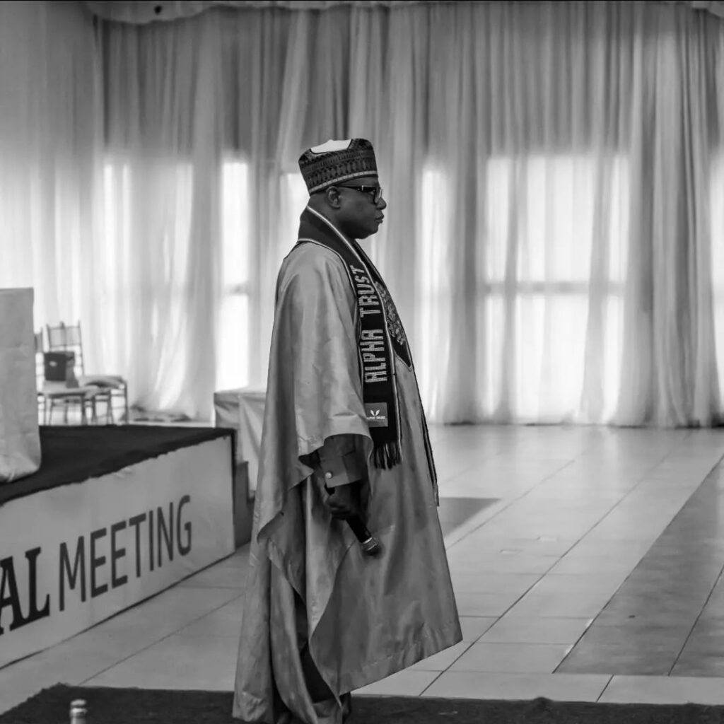 Aderemi Adeoye during ATIC's fifth AGM