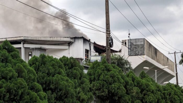 Fire outbreak at Christ Embassy