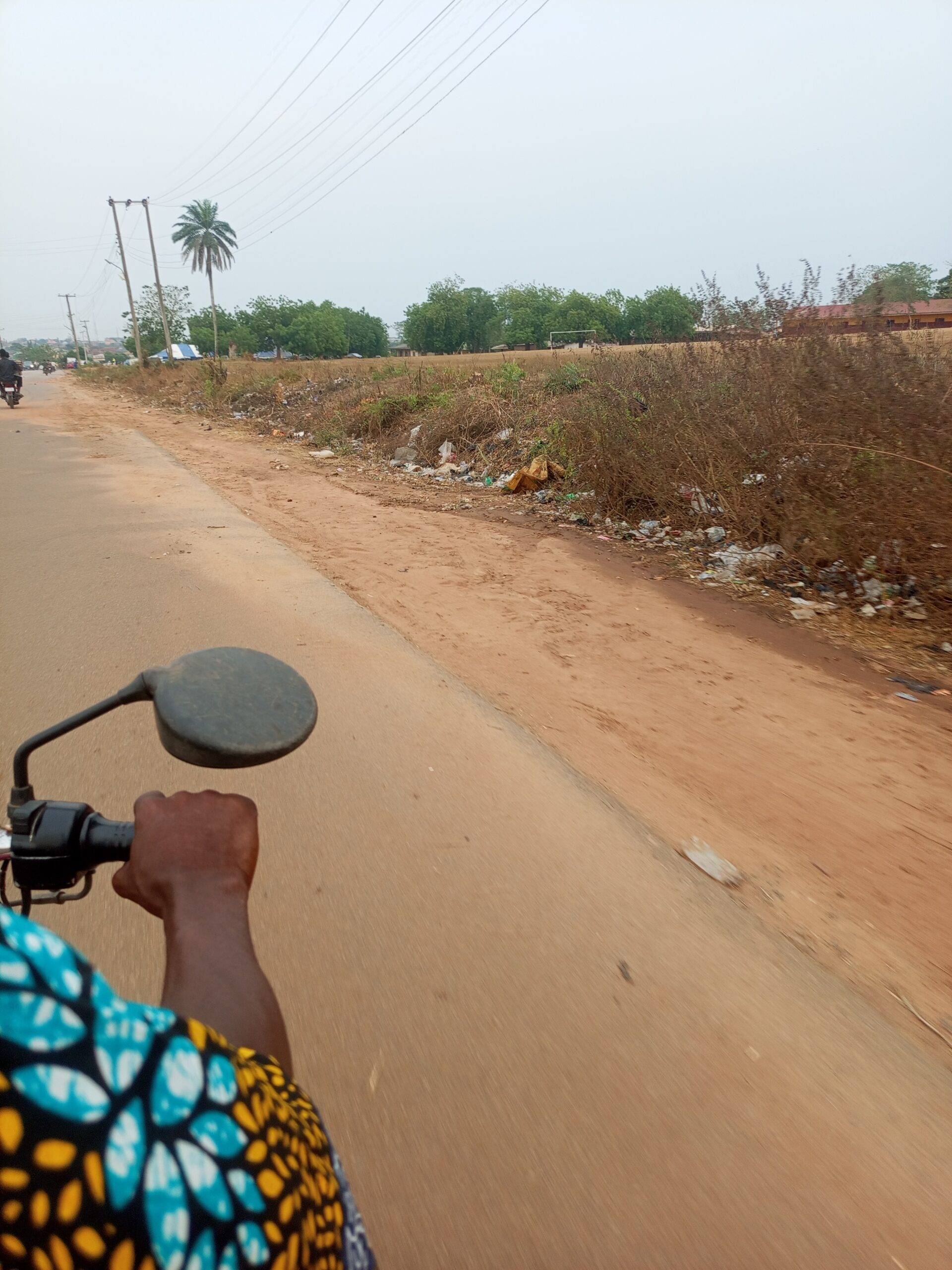 A motorcyclist